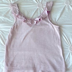 GAP light pink scoop neck top. Like new.
